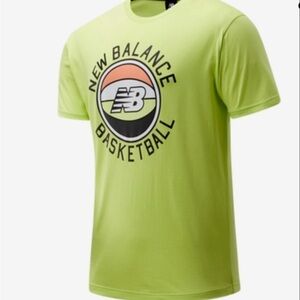 New Balance Basketball Graphic T-Shirt Green 2XL NWT